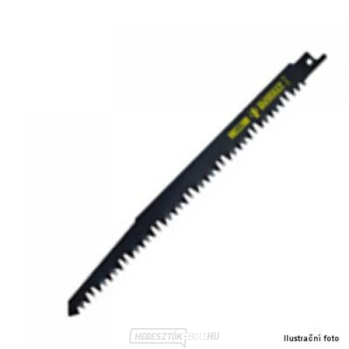 Fűrészlap fához (rönk és fűrészáru) gyors és íves vágás kardfűrészhez 305mm 5db DeWALT DT2432