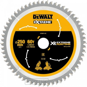 Fűrészlap 250x30mm 60z DeWALT FLEXVOLT DT99573