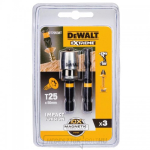 Torziós bitek 2xT25 50mm mágneses tartó DeWALT DT70538T Torziós bitek 2xT25 50mm mágneses tartó DeWALT DT70538T gallery main image