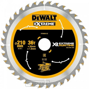 Fűrészlap 210x30mm 36z DeWALT FLEXVOLT DT99566 DeWALT FLEXVOLT DT99566 gallery main image