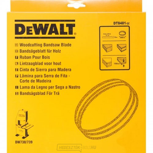 Fűrészlap a DW738/DW739 univerzális 12mm-es DeWALT DT8481 fűrészlaphoz
