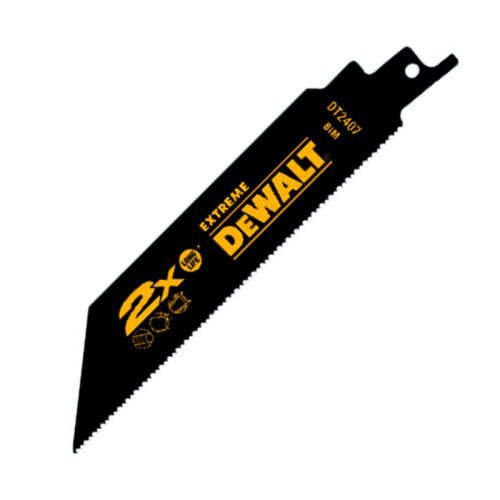 Fűrészlap fémekhez, szerelvényekhez, csövekhez és profilokhoz gyors vágás kardfűrészhez 152mm 5db DeWALT DT2407L DeWALT DT2407L