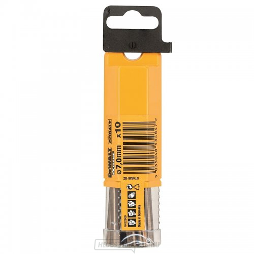 HSS-E COBALT fém fúrószár 7×109mm (10db) DeWALT DT4936