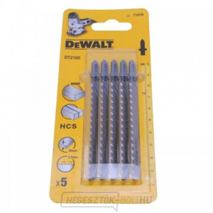 Fűrészlap fához és műanyaghoz 30mm-ig egyenes vágás 100mm 5db DeWALT DT2165 DeWALT DT2165 Fűrészlap fához és műanyaghoz 30mm-ig egyenes vágás 100mm 5db DeWALT DT2165 DeWALT DT2165 gallery main image