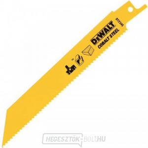 Bontófűrészlap szögekkel és alumíniummal ellátott fához akkus kardfűrészhez 152mm 5db DeWALT DT2345 gallery main image