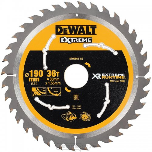 Fűrészlap 190x30mm 36z DeWALT DT99563 DeWALT DT99563