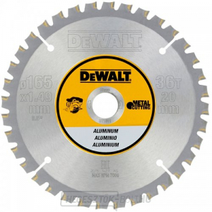 Alumínium fűrészlap 165x20mm, 36 fogú, DeWALT DT1911 akkumulátoros fűrészekhez Alumínium fűrészlap 165x20mm, 36 fogú, DeWALT DT1911 akkumulátoros fűrészekhez gallery main image