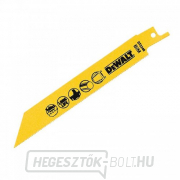 Bontó fűrészlap műanyaghoz, csövekhez és laminált anyagokhoz 3-12mm kardfűrészhez 152mm 5db DeWALT DT2348 gallery main image