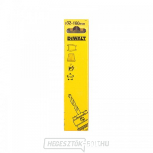 SDS-Plus 32-160 mm-es középfúrófej a DeWALT DT8108 bimetál fúrófejekhez SDS-Plus 32-160 mm-es középfúrófej a DeWALT DT8108 bimetál fúrófejekhez gallery main image