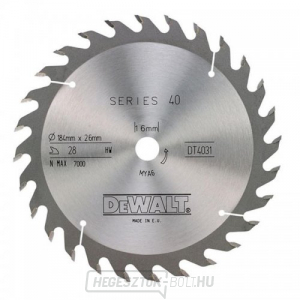 Fűrészlap 184x16mm 28z ATB 25° DeWALT DT4031 DT4031 Fűrészlap 184x16mm 28z ATB 25° DeWALT DT4031 DT4031 gallery main image