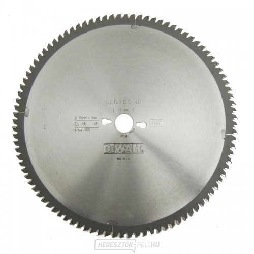 Fűrészlap 350x30mm 96z TCG -5° DeWALT DT4291