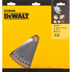 Fűrészlap 235x30mm 56z TCG -5° DeWALT DT4097 DeWALT DT4097 Fűrészlap 235x30mm 56z TCG -5° DeWALT DT4097 DeWALT DT4097 gallery main image