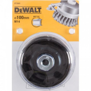 Drótkefe csavart csomók hossza 24mm átmérő 100mm a DeWALT DT3501 szögcsiszolóhoz Drótkefe csavart csomók hossza 24mm átmérő 100mm a DeWALT DT3501 szögcsiszolóhoz gallery main image