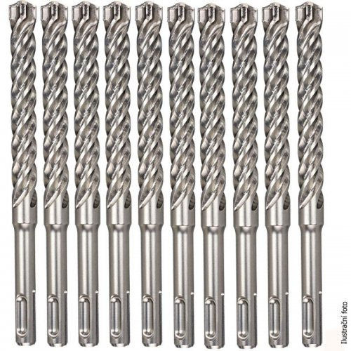 SDS-Plus EXTREME XLR fúrófejek 12x200mm 10db DeWALT DT8972 SDS-Plus EXTREME XLR fúrófejek teljesen karbid fejjel 12x200mm 10db