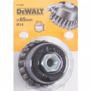 Drótkefe csavart csomók hossza 18mm átmérő 65mm DeWALT DT3500 szögcsiszolóhoz DeWALT DT3500 Drótkefe csavart csomók hossza 18mm átmérő 65mm DeWALT DT3500 szögcsiszolóhoz DeWALT DT3500 gallery main image