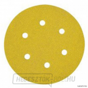 Tépőzáras csiszolókorong K60 150mm excentrikus csiszolókhoz 10db DeWALT DT3122 Tépőzáras csiszolókorong K60 150mm excentrikus csiszolókhoz 10db DeWALT DT3122 gallery main image