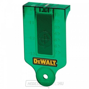 DeWALT DE0730G zöld lézeres célzókártya