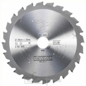 60-as sorozatú fűrészlap 216x30mm 24z ATB -5° DeWALT DT4310 körfűrészekhez