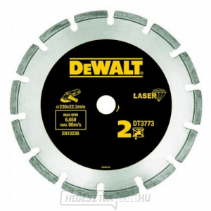 Dia penge Laser 2 csiszolóanyagokhoz és betonhoz 230x22,2mm DeWALT DT3773 gallery main image