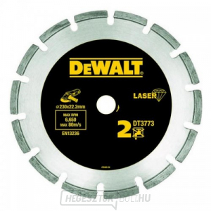 Dia penge Laser 2 csiszolóanyagokhoz és betonhoz 230x22,2mm DeWALT DT3773 Dia penge Laser 2 csiszolóanyagokhoz és betonhoz 230x22,2mm DeWALT DT3773 gallery main image