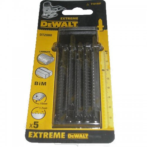 Fűrészlap laminált lemezekhez egyenes vágáshoz 82mm 5db DeWALT DT2080 5db 82mm Fűrészlap laminált lemezekhez egyenes vágáshoz 82mm 5db DeWALT DT2080 5db 82mm gallery main image