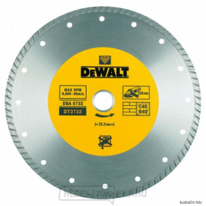 Turbo profi szinterezett keményfém penge száraz vágáshoz 115x22,2mm DeWALT DT3702 Turbo profi szinterezett keményfém penge száraz vágáshoz 115x22,2mm DeWALT DT3702 gallery main image