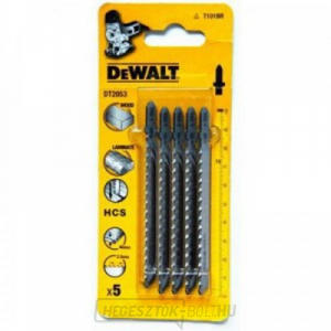 Fűrészlap szúrófűrészhez 100mm 5db DeWALT DT2053 Fűrészlap szúrófűrészhez 100mm 5db DeWALT DT2053 gallery main image