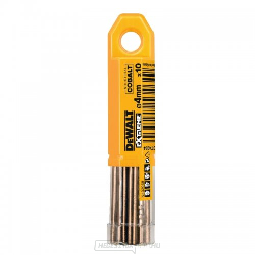 Fém fúrószár HSS-E COBALT 4×75mm (10db) DeWALT DT4924