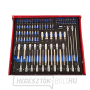 Műhelykocsi KraftWelle németország szerszámokkal felszerelt 6 polccal piros náhled