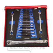 Műhelykocsi KraftWelle németország szerszámokkal felszerelt 6 polccal piros náhled