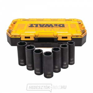 DeWALT DWMT74737-0 7 darabos kiterjesztett ütvecsavaros dugókulcs-készlet 1/2