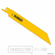 Fűrészlap fához, rétegelt lemezhez és műanyaghoz 150mm-ig gyors vágás kardfűrészhez 203mm 5db DeWALT DT2402 gallery main image