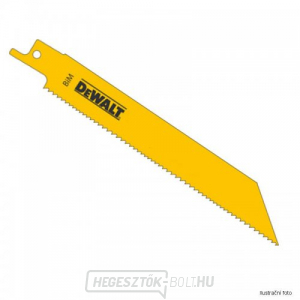 Fűrészlap fához, rétegelt lemezhez és műanyaghoz 150mm-ig gyors vágás kardfűrészhez 203mm 5db DeWALT DT2402 gallery main image