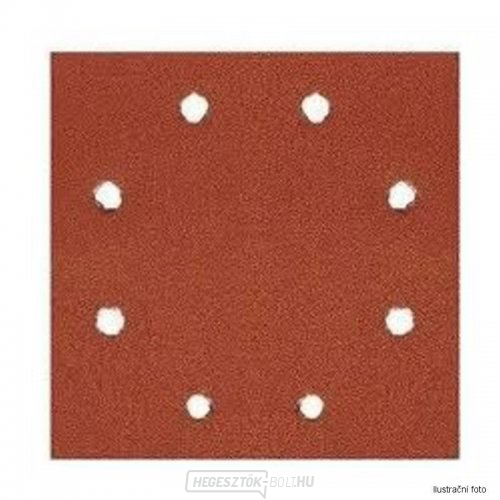 Tépőzáras csiszolópapír 115x115mm P 180 10db DeWALT DT3024