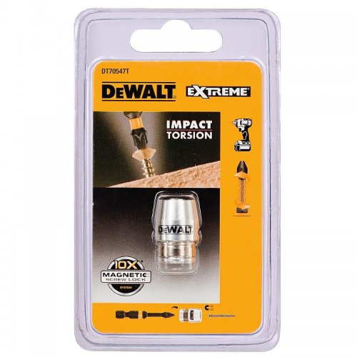 Mágneses ötvözetből készült tartó 50 mm-es torziós bitekhez DeWALT DT70547T