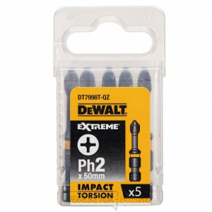 Ph2x50mm 5db DeWALT DT7998T torziós bit készlet Ph2x50mm DeWALT DT7998T