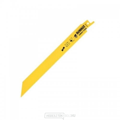Fűrészlapok fémekhez, lemezekhez, csövekhez és profilokhoz 3mm-ig kardfűrészhez 203mm 5db DeWALT DT2354 DeWALT DT2354