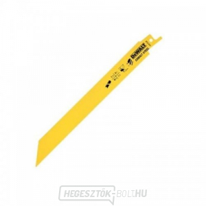 Fűrészlapok fémekhez, lemezekhez, csövekhez és profilokhoz 3mm-ig kardfűrészhez 203mm 5db DeWALT DT2354 DeWALT DT2354 Fűrészlapok fémekhez, lemezekhez, csövekhez és profilokhoz 3mm-ig kardfűrészhez 203mm 5db DeWALT DT2354 DeWALT DT2354 gallery main image
