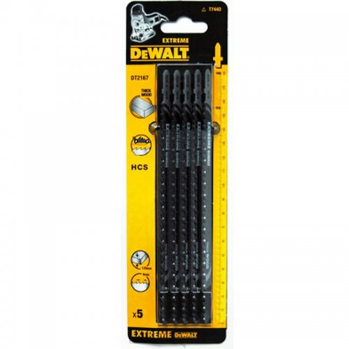 Fűrészlap építőipari fához 120mm-ig durva vágás 180mm-es szúrófűrészekhez 5db DeWALT DT2167