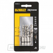 5 darabos fémfúró szett menetfúró szerszámmal DeWALT DT50060 Előnézet 