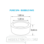 Whirlpool felfújható medence Pure Spa - Bubble HWS - kék - Intex 28486EX náhled