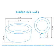 Whirlpool felfújható medence Pure Spa - Bubble HWS - kék - Intex 28486EX náhled