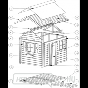 Gyerek faház Chata náhled