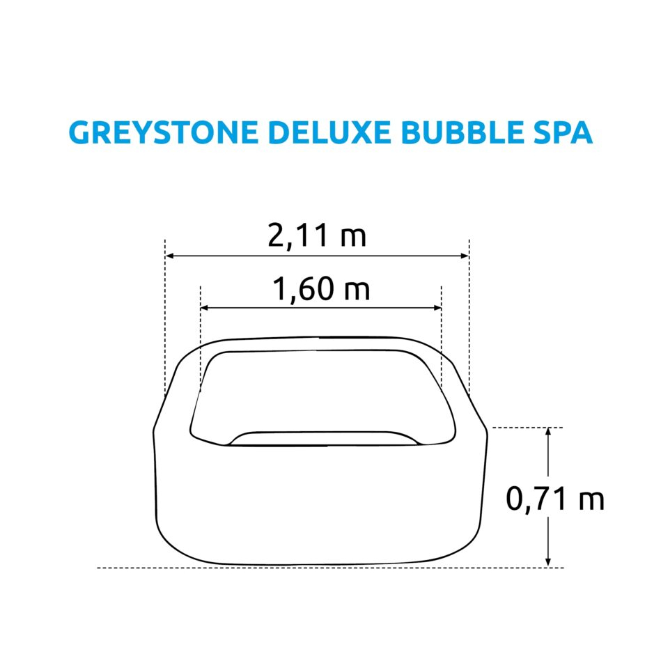 Whirlpool Greystone Deluxe Bubble Spa 4 Előnézet 