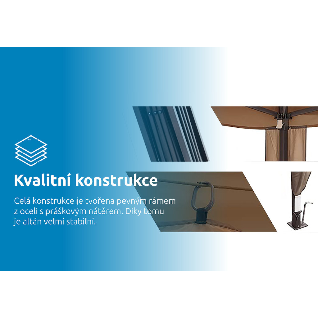 Kerti pavilon Marimex Vista Előnézet 