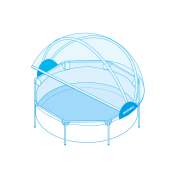 Marimex Pool House Control tetőfedés - 3,05 m keretes medencékhez náhled