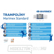 Trambulin Marimex Standard 183 cm + belső védőháló + INGYENES lépcsőfokok Előnézet 