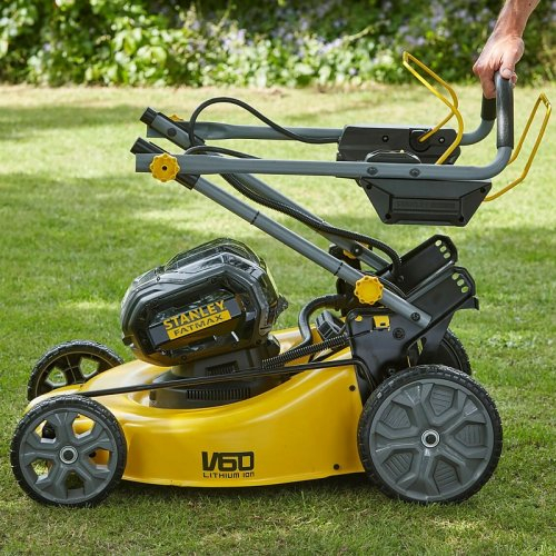 V60 akkumulátoros fűnyíró akkumulátor nélkül Stanley FatMax SFMCMS2653B Előnézet 