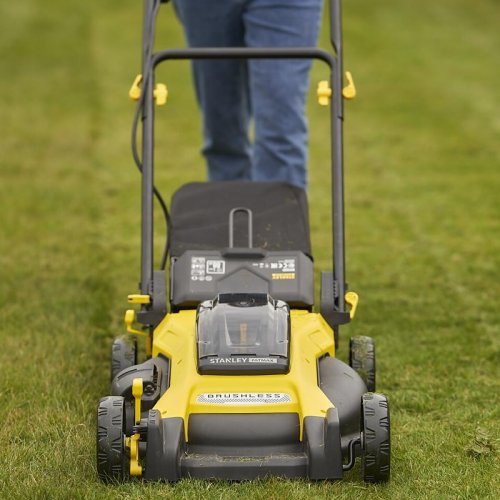 Akkumulátoros fűnyíró 2xV20 18V 2x4,0Ah Stanley FatMax SFMCMW2651M Előnézet 