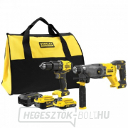 Kombikészlet szénmentes akkumulátoros szerszámok V20 18V 1x4,0Ah 1x2,0Ah Stanley FatMax SFMCK216MDS Kombikészlet szénmentes akkumulátoros szerszámok V20 18V 1x4,0Ah 1x2,0Ah Stanley FatMax SFMCK216MDS gallery main image